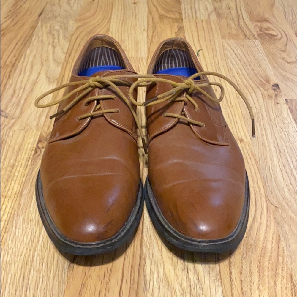 Hardly worn but has some scuff marks